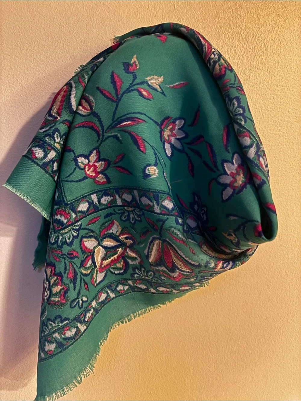 vintage Challis by Berkshire polyester scarf